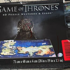 HBO Game of Thrones 4D Puzzle 891 pcs 12+ Includes Figures of King’s. (NEW).